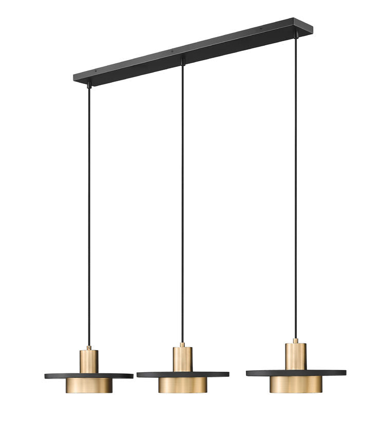 Ludo 3 Light Linear Chandelier