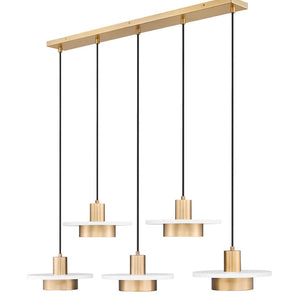Ludo 5 Light Linear Chandelier