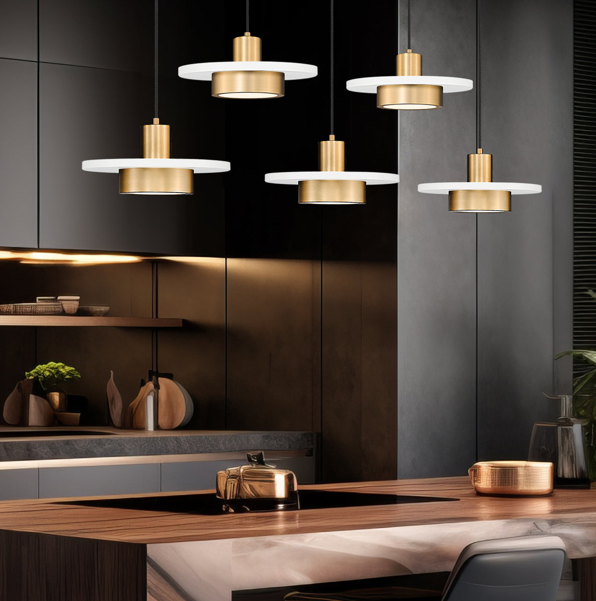 Ludo 5 Light Linear Chandelier