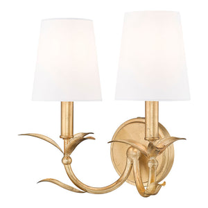 Aslin 2 Light Wall Sconce 2 x 60W - Candelabra
