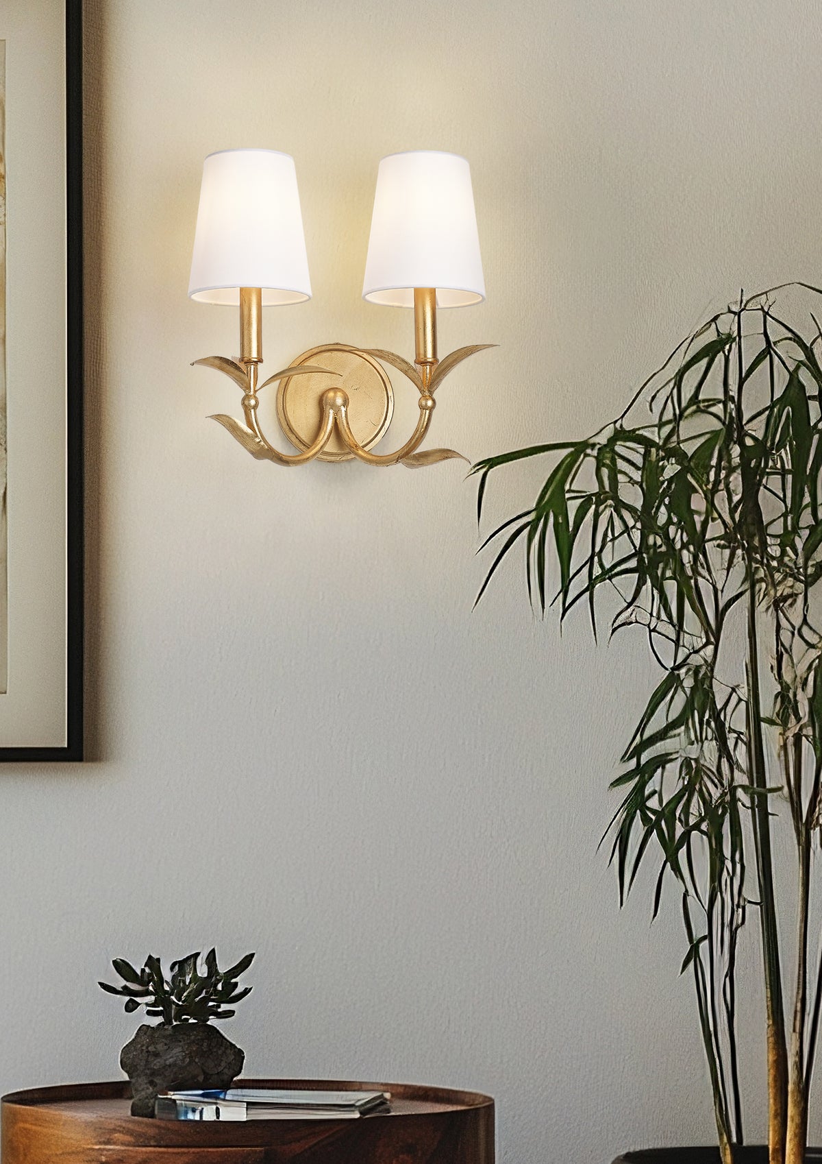 Aslin 2 Light Wall Sconce 2 x 60W - Candelabra