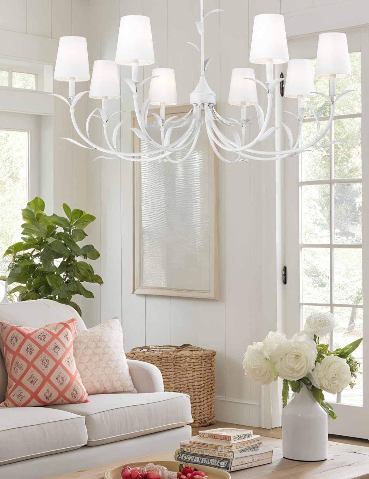 Aslin 8 Light Chandelier 8 x 60W - Candelabra