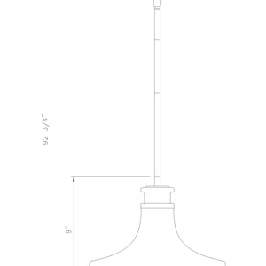 Reznor 12-in Pendant
