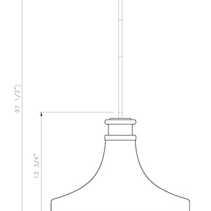 Reznor 18-in Pendant