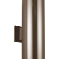 Outdoor Cylinders Small 2 LED Wall Lantern