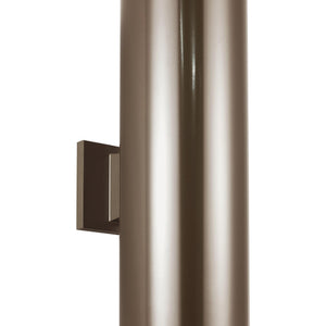 Outdoor Cylinders Small 2 LED Wall Lantern
