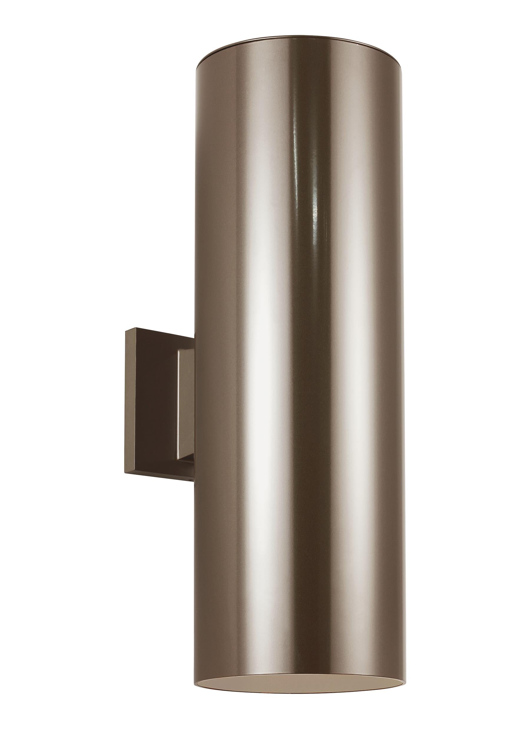 Outdoor Cylinders Small 2 LED Wall Lantern