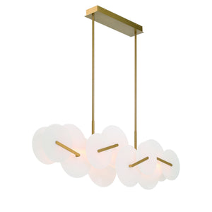 Nuvola 56" Integrated LED Linear Chandelier