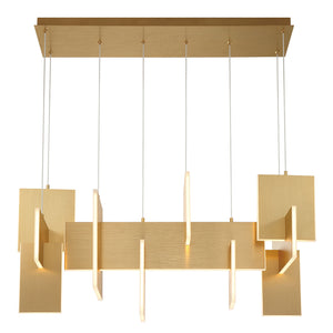 Coburg 3-Light 42" Integrated LED Linear Chandelier