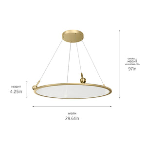 Jovian Edgelit Chandelier