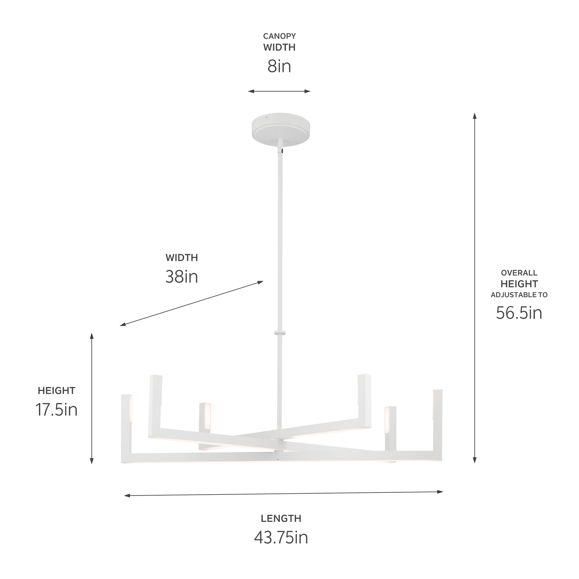 Priam Chandelier LED