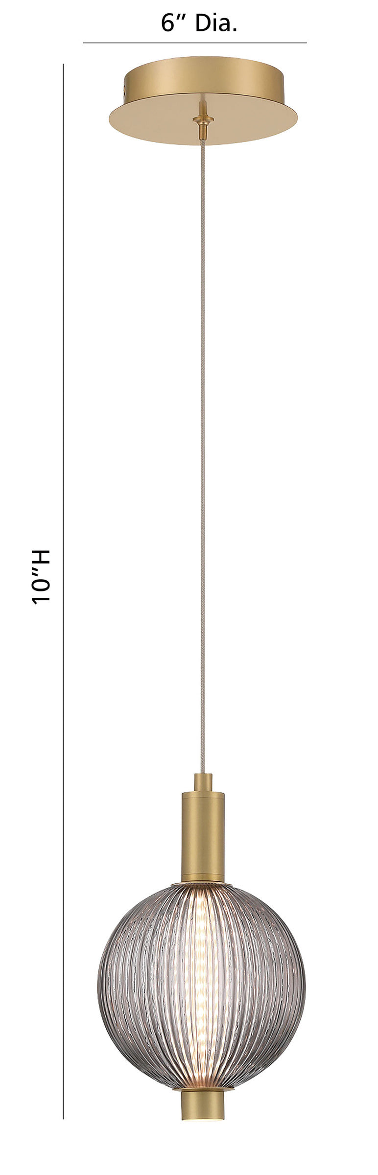 Palmas 10" Integrated LED Mini Pendant