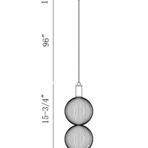 Palmas 2-Light 16" Integrated LED Mini Pendant