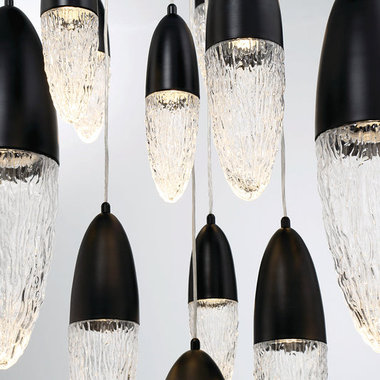 Ecrou 12-Light 30" Multi Drop Chandelier