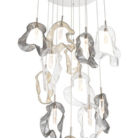 Norah 12-Light 24" Integrated LED Multi Drop Chandelier