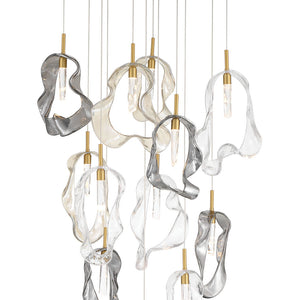 Norah 12-Light 24" Integrated LED Multi Drop Chandelier