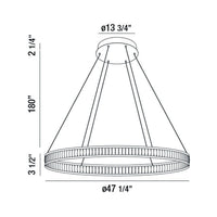 Forster 47" Integrated LED Chandelier
