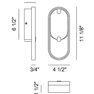 Noga 11" Integrated LED Wall Sconce