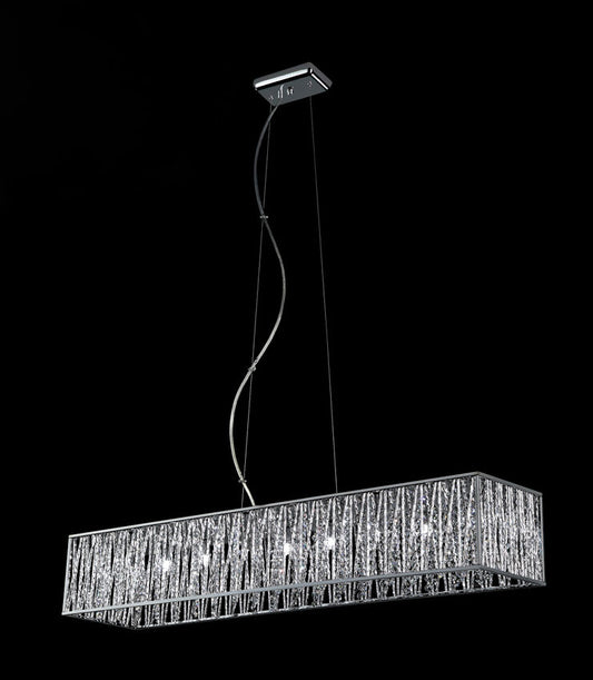 Terra 9 Light Linear Chandelier 9 x 60W - G9
