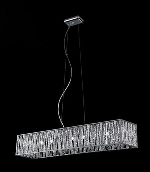Terra 9 Light Linear Chandelier 9 x 60W - G9