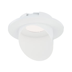 Crisp 5" LED Recessed Downlight - 3000K w Snoot