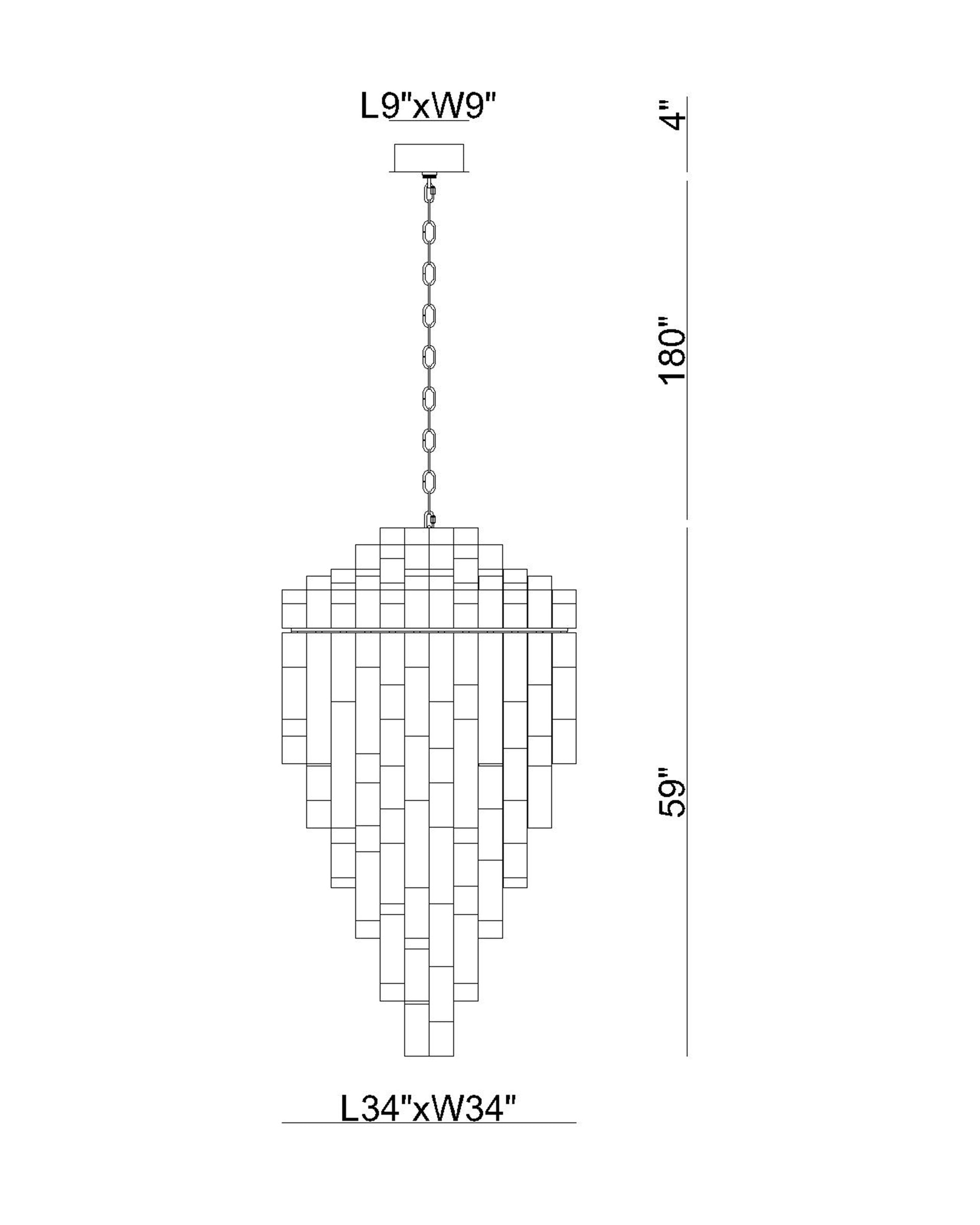 Altesa 46-Light 59" Chandelier