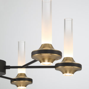Torcia 6-Light 24" Integrated LED Pendant Chandelier