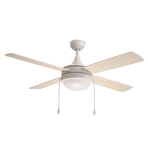 Quattro 52" 4-Blade Fan w Pull Chain