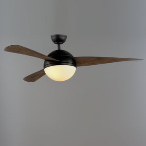 Cupola 52" Black Fan 2-Light LED