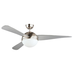Cupola 52" Black Fan 2-Light LED