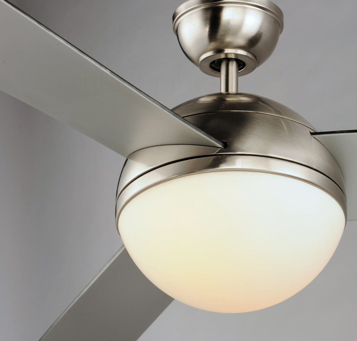 Cupola 52" Black Fan 2-Light LED