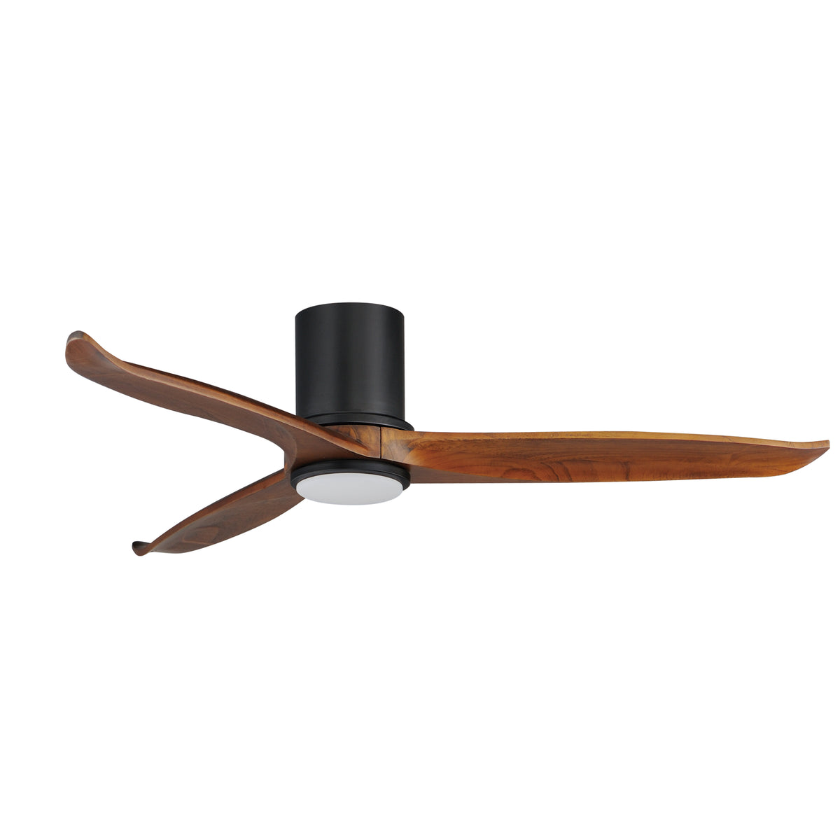 Woodwind 52" Solid Wood Blade Hugger Fan w LED