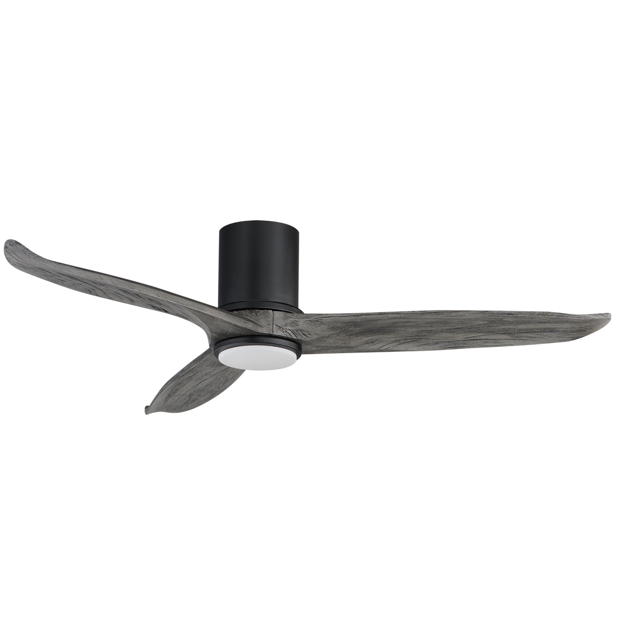 Woodwind 52" Solid Wood Blade Hugger Fan w LED