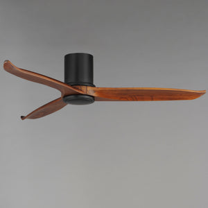 Woodwind 52" Solid Wood Blade Hugger Fan w LED