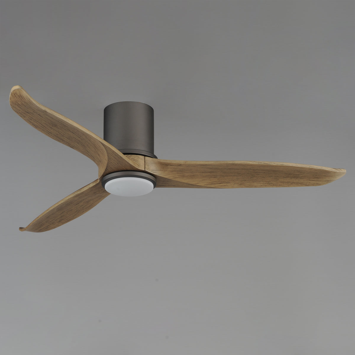 Woodwind 52" Solid Wood Blade Hugger Fan w LED