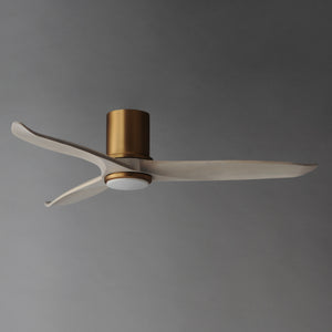 Woodwind 52" Solid Wood Blade Hugger Fan w LED