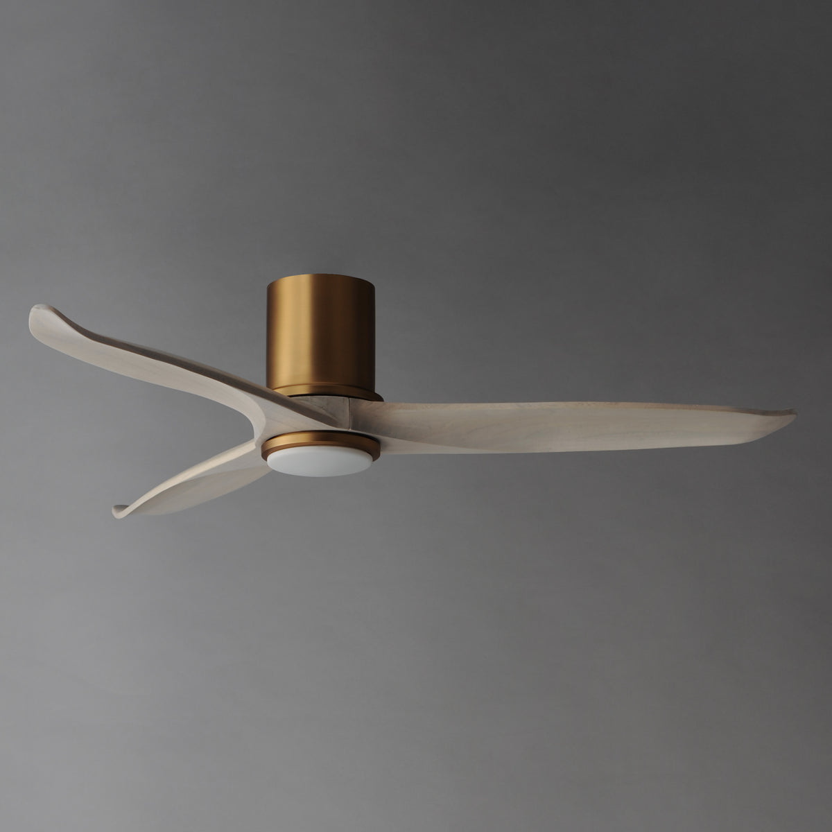 Woodwind 52" Solid Wood Blade Hugger Fan w LED