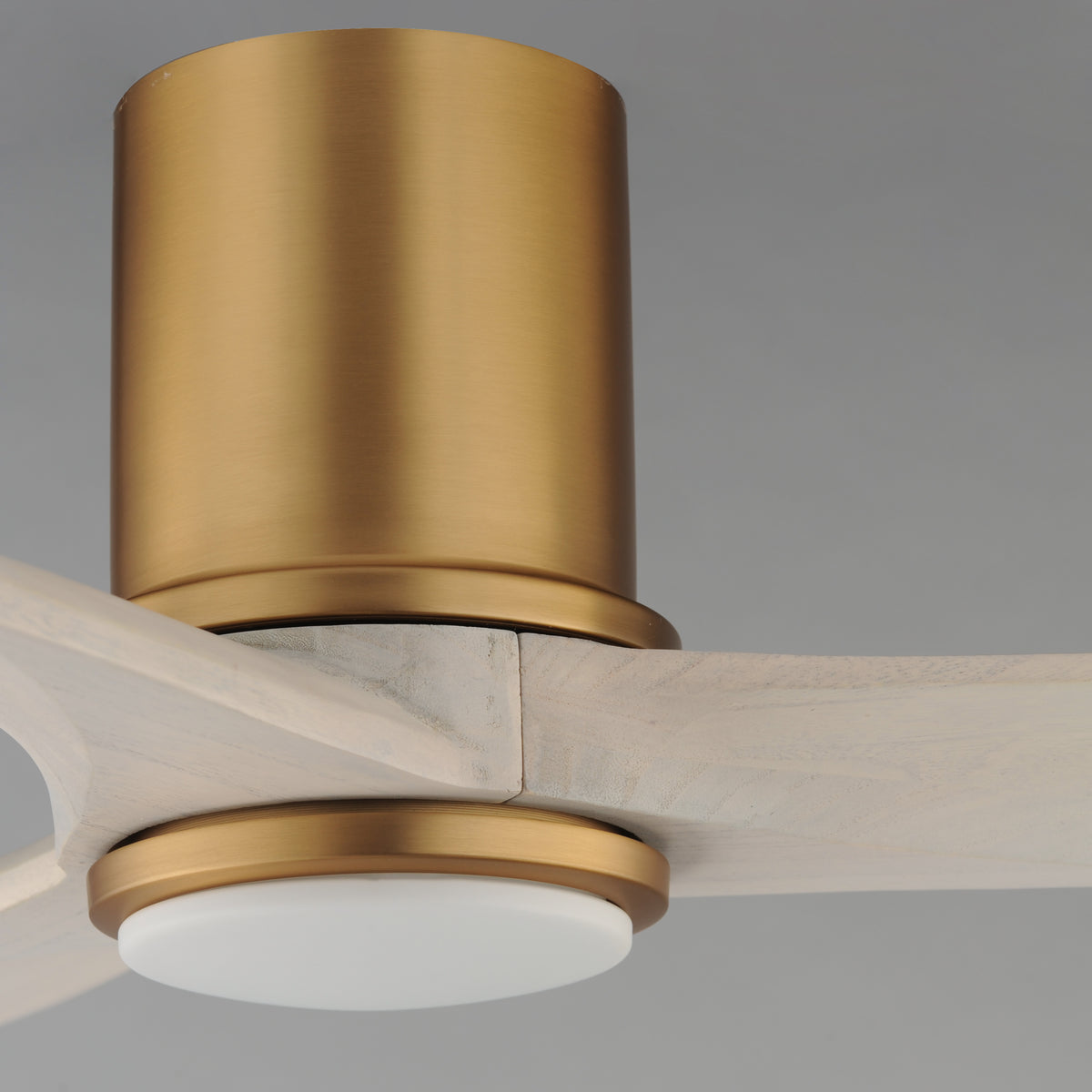 Woodwind 52" Solid Wood Blade Hugger Fan w LED