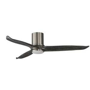 Woodwind 52" Solid Wood Blade Hugger Fan w LED