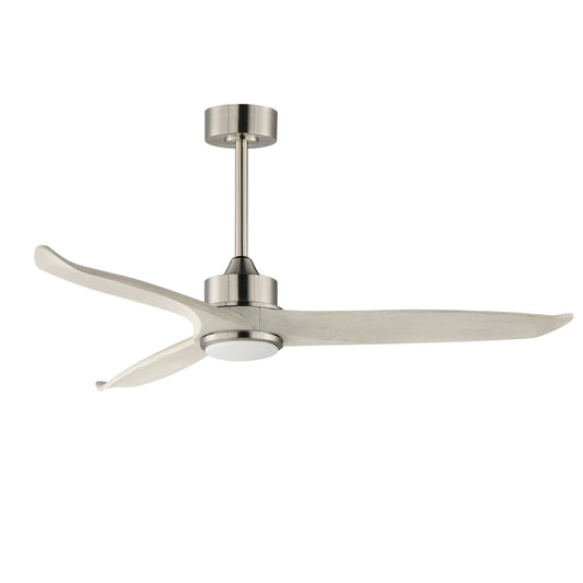 Woodwind 52" Solid Wood Blade Fan w LED Light Kit