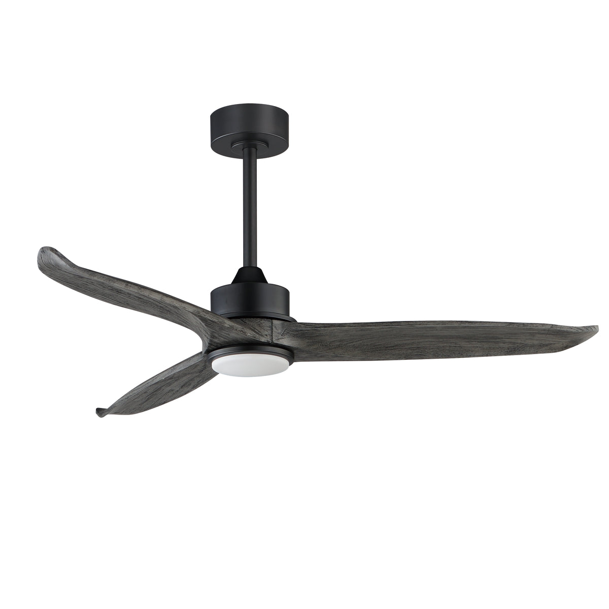 Woodwind 52" Solid Wood Blade Fan w LED Light Kit