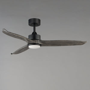 Woodwind 52" Solid Wood Blade Fan w LED Light Kit