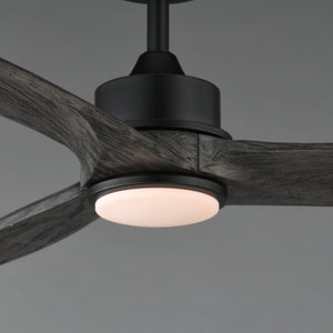 Woodwind 52" Solid Wood Blade Fan w LED Light Kit