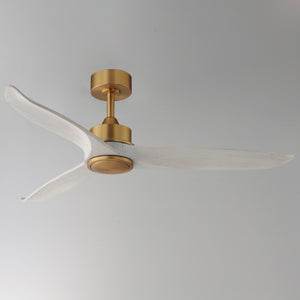 Woodwind 52" Solid Wood Blade Fan w LED Light Kit
