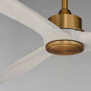 Woodwind 72" Solid Wood Blade Fan w LED Light Kit