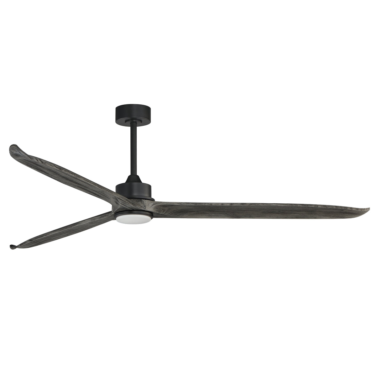 Woodwind 80" Solid Wood Blade Fan W LED Light Kit