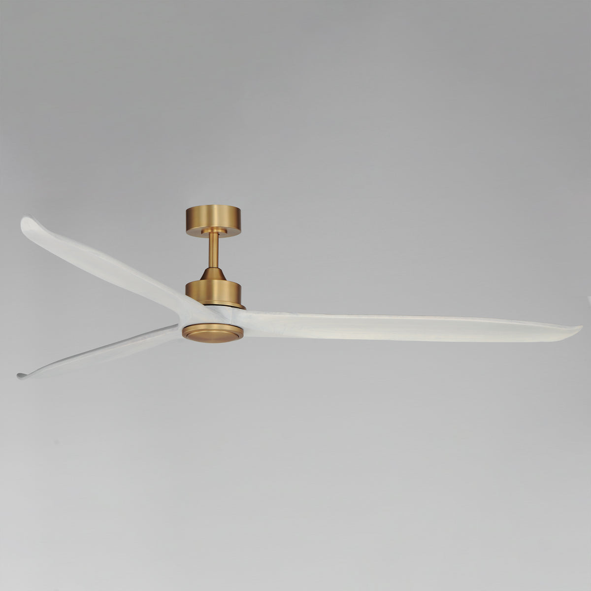 Woodwind 80" Solid Wood Blade Fan W LED Light Kit