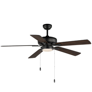 52" Super-Max Fan w/ LED Light Kit - Black