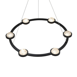 Circolo 6-Light 36" Integrated LED Chandelier