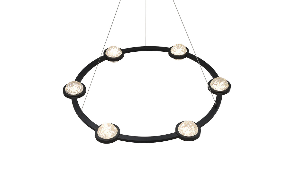 Circolo 6-Light 36" Integrated LED Chandelier